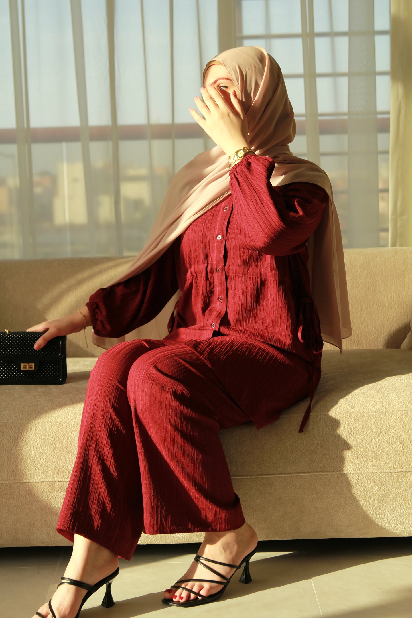 Burgundy Luxe Set