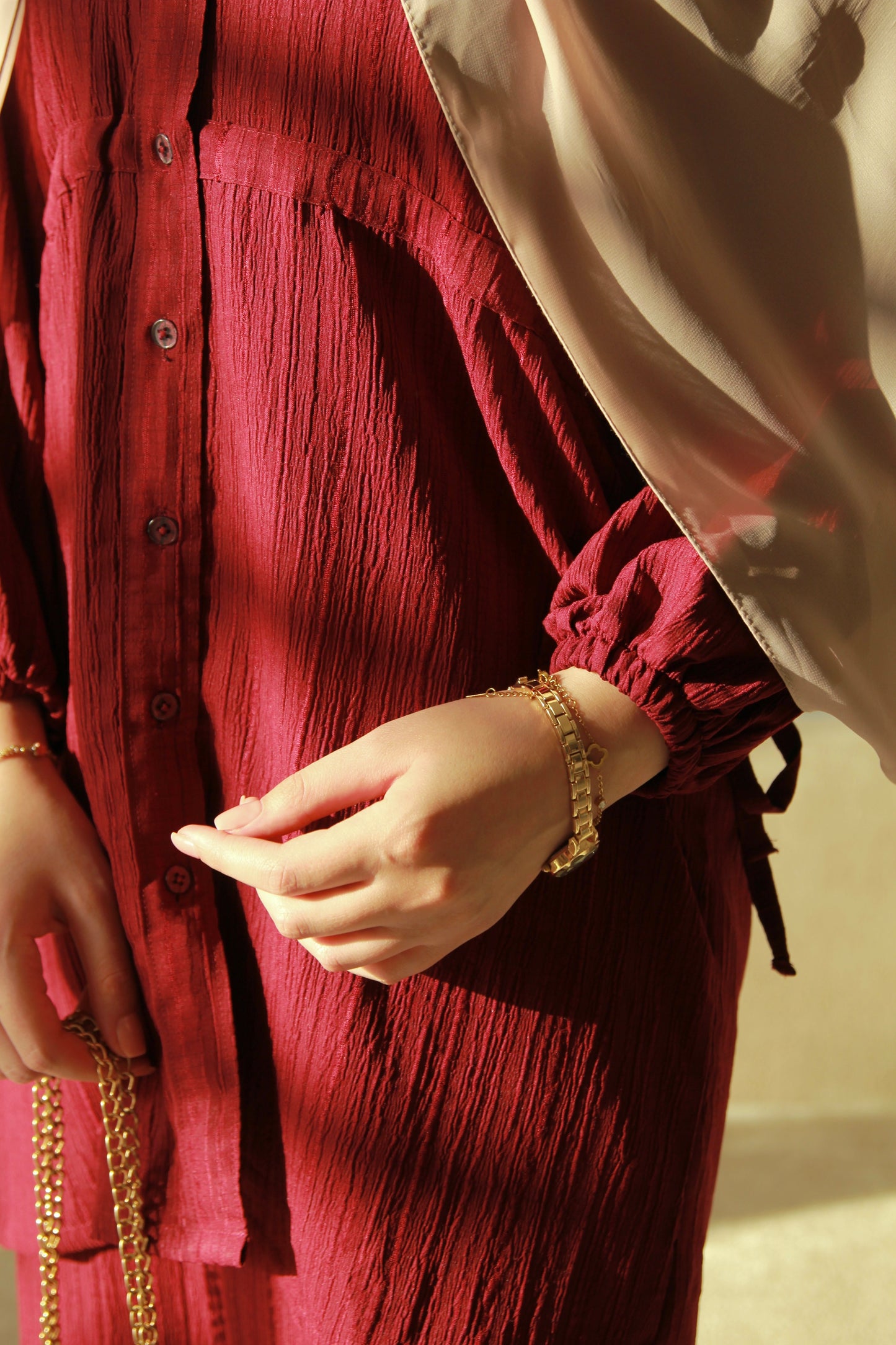 Burgundy Luxe Set